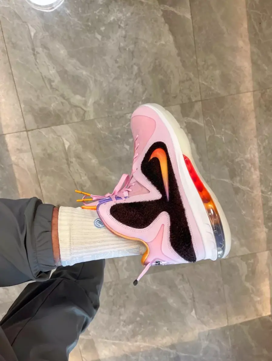 Giày Nike LeBron 9 'Regal Pink and Velvet Brown' DJ3908-600 - Ảnh 3