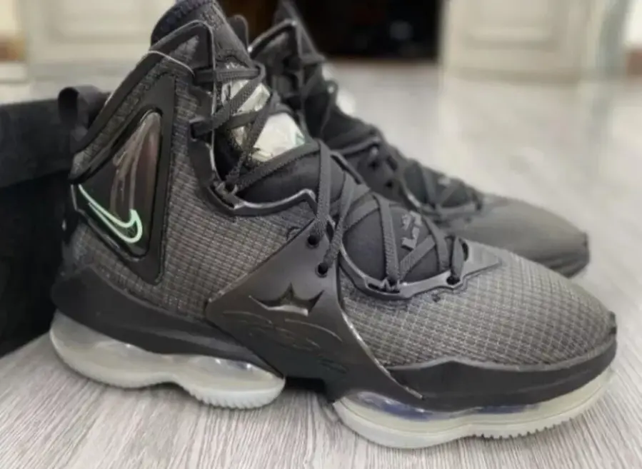 Giày Nike Lebron 19 'Black Anthracite Green Glow' CZ0203-003 - Ảnh 3