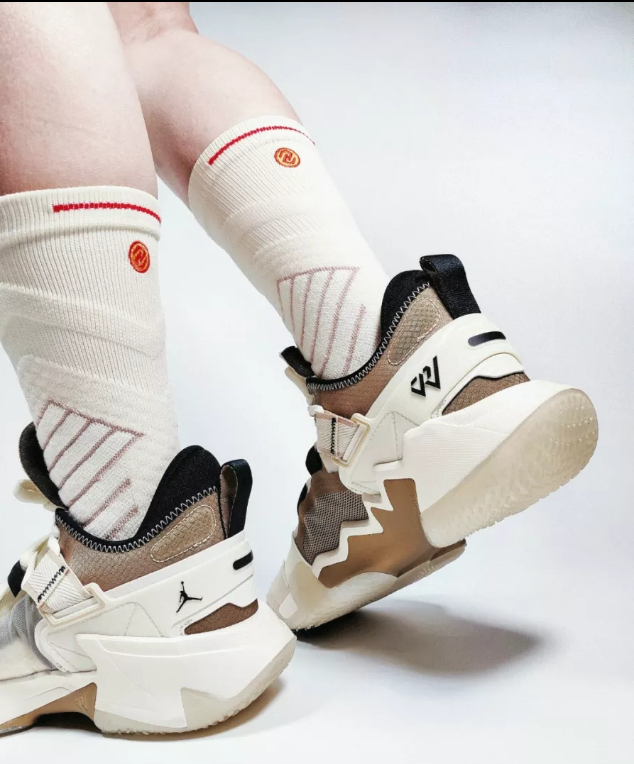 Giày Nike Jordan Why Not 5 Coconut Milk 'Khaki' DC3638-102 - Ảnh 5