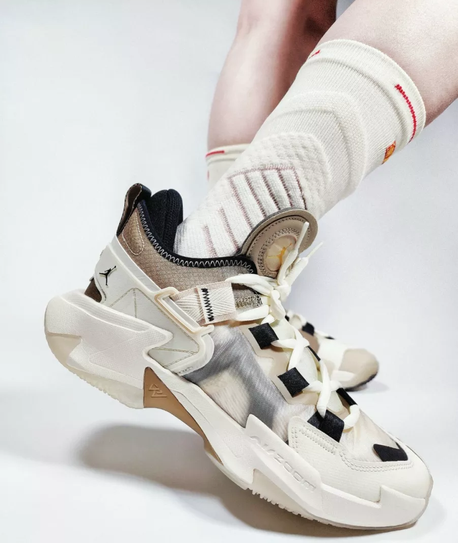 Giày Nike Jordan Why Not 5 Coconut Milk 'Khaki' DC3638-102 - Ảnh 4