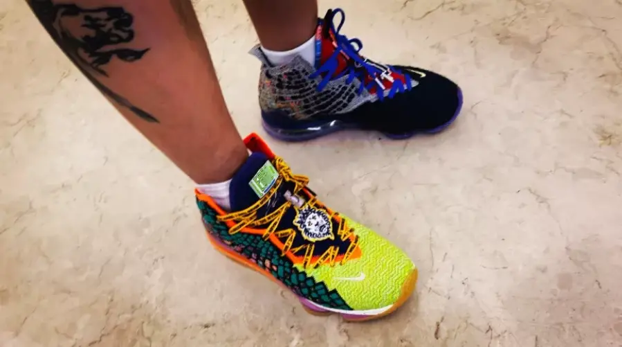 Alternative view of Giày Nike LeBron 17 GS 'What The' CJ2515-900