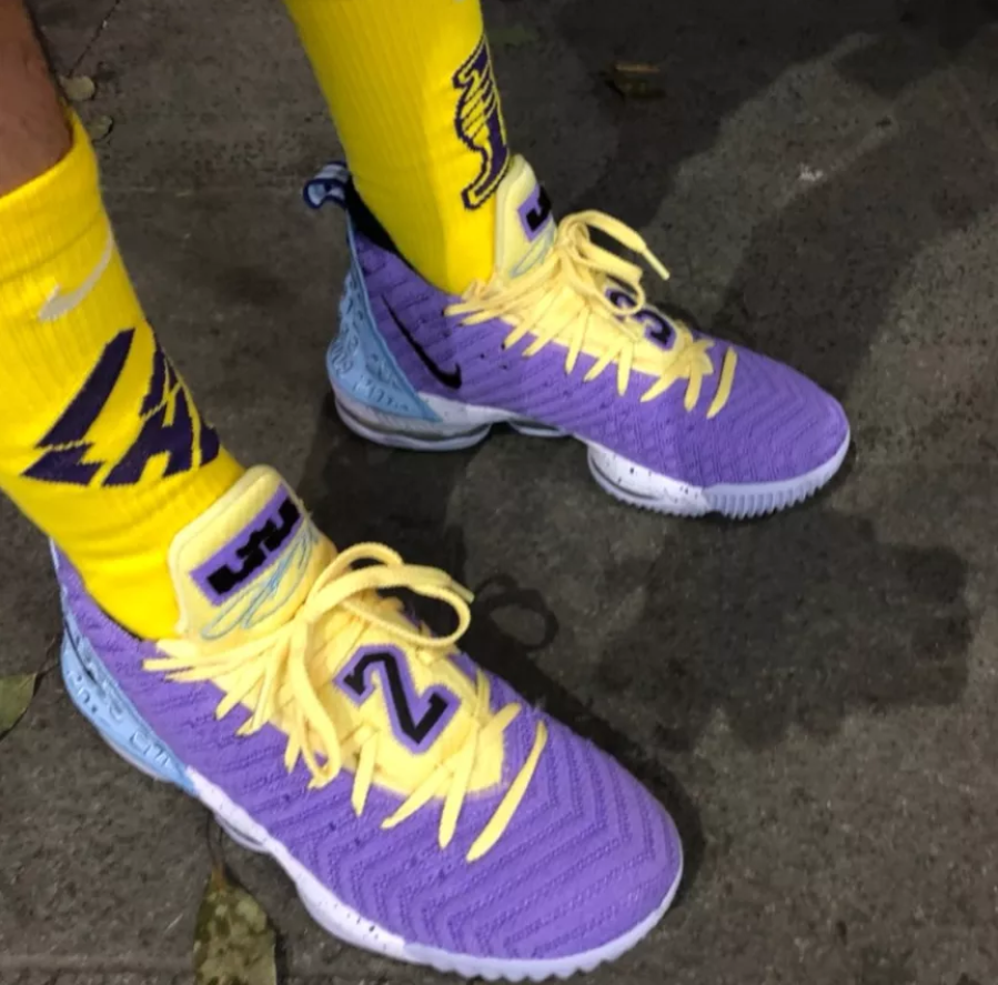 Giày Nike LeBron 16 'Lakers Heritage' CK4765-500 - Ảnh 5