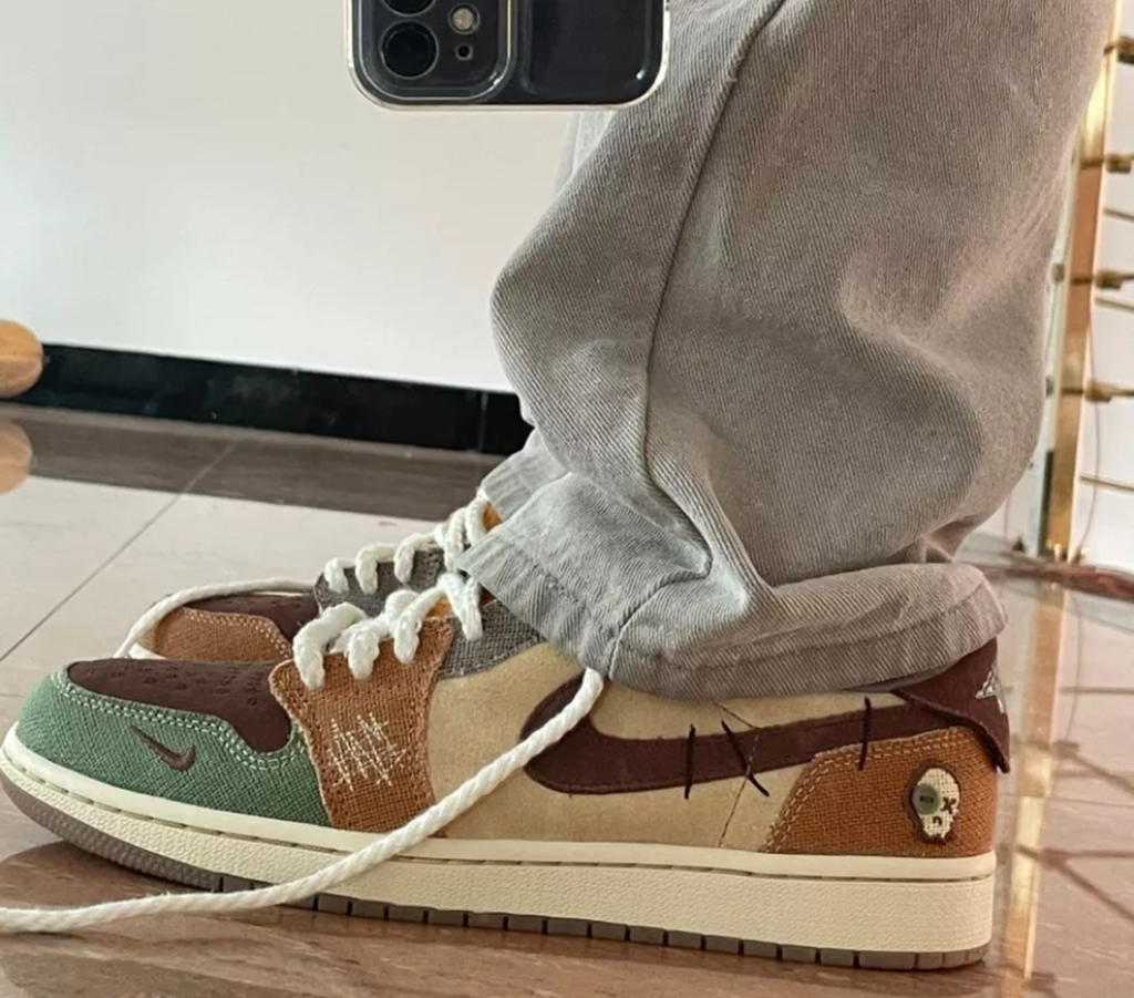 Giày Nike Zion Williamson x Air Jordan 1 'Voodoo' DZ7292-200 - Ảnh 3