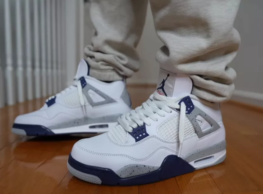 Giày Nike Air Jordan 4 Retro 'Midnight Navy' DH6927-140 - Ảnh 5