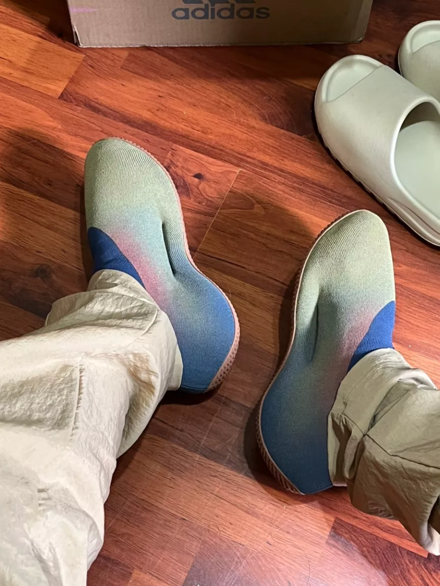 Giày Adidas Yeezy Knit RNR 'Fade Indigo' HP3370 - Ảnh 5