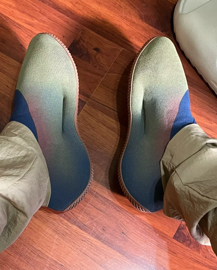 Giày Adidas Yeezy Knit RNR 'Fade Indigo' HP3370 - Ảnh 4