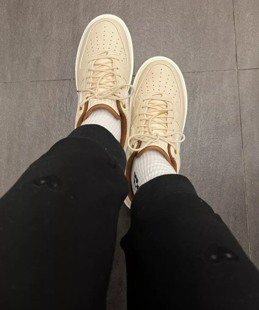 Giày Nike Air Force 1 Luxe 'Pecan' DB4109-200 - Ảnh 5