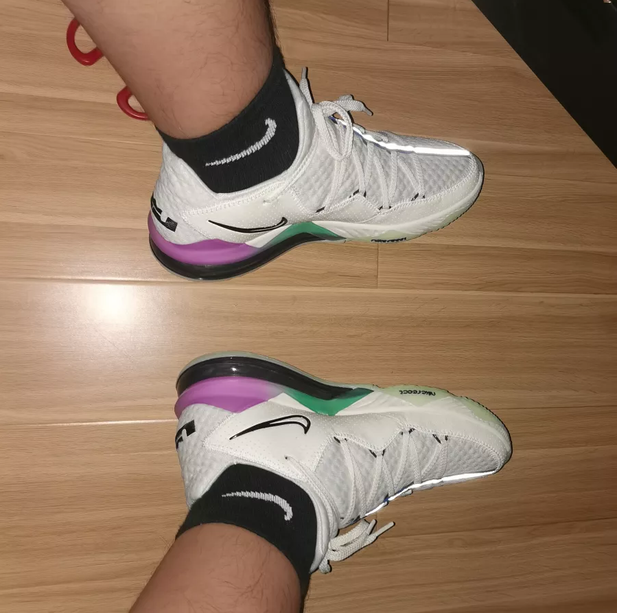 Giày Nike LeBron 17 Low EP 'Glow In The Dark' CD5006-005 - Ảnh 4