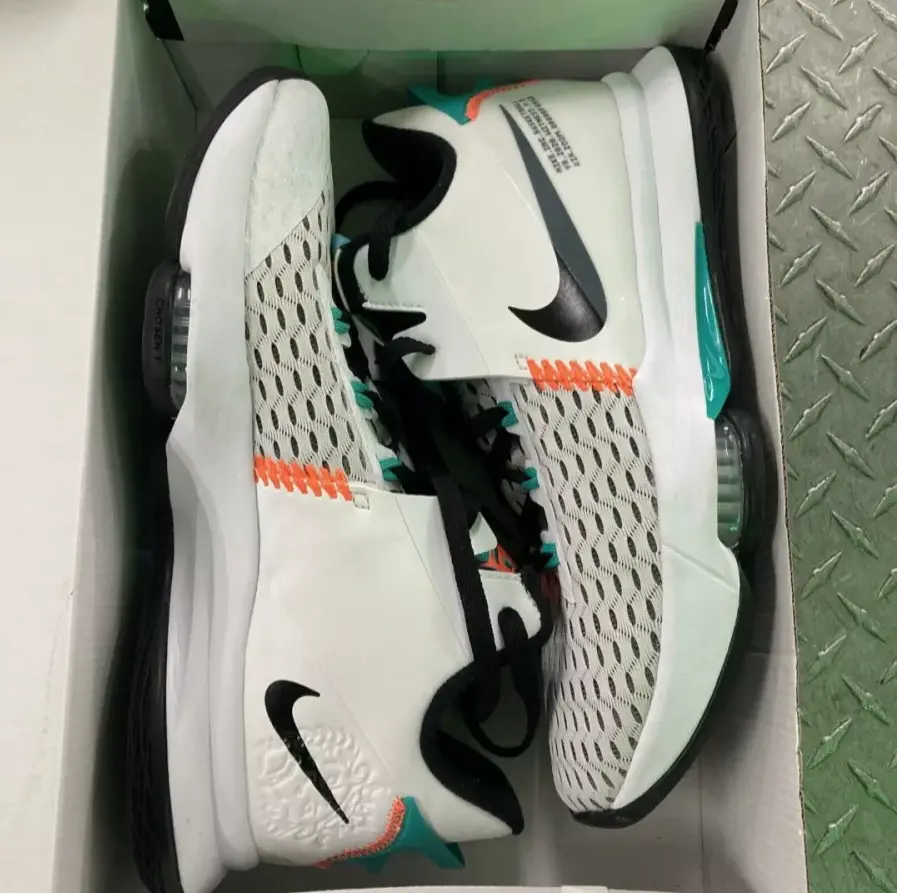 Giày Nike LeBron Witness 5 'Pure Platinum Light Dew' CQ9380-006 - Ảnh 4