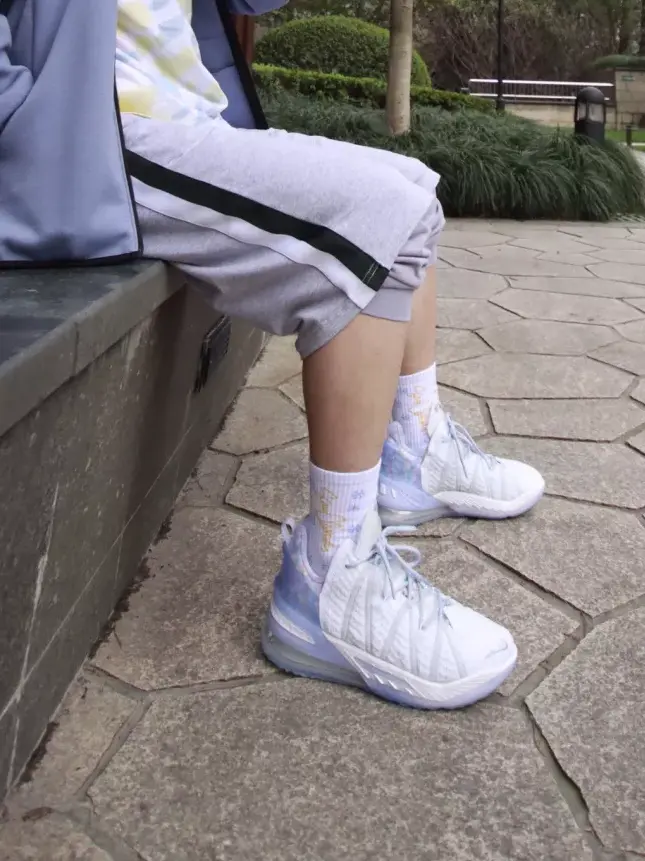 Giày Nike LeBron 18 'Play for the Future' CW3156-400 - Ảnh 3