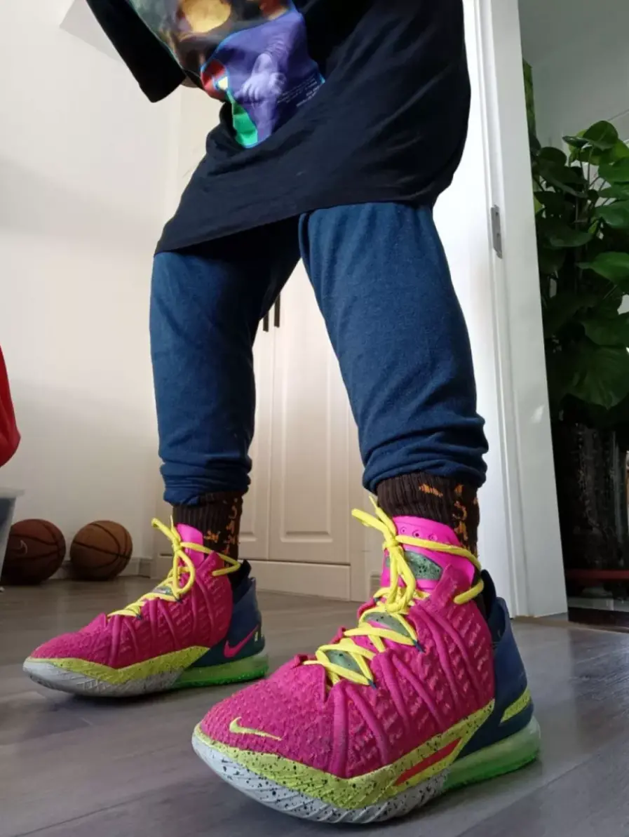 Giày Nike LeBron 18 EP 'Los Angeles By Night' DB7644-600 - Ảnh 5