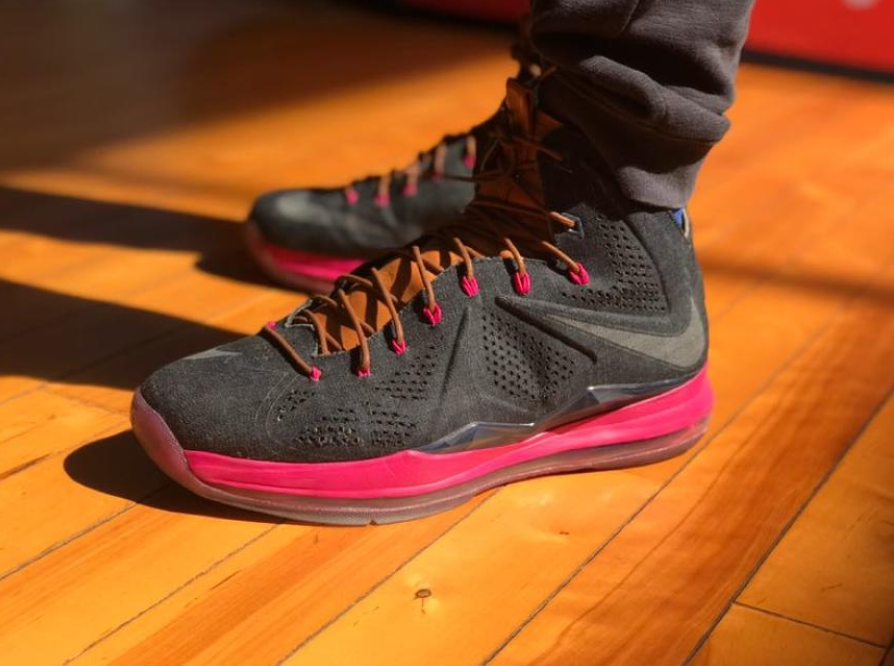 Giày Nike LeBron 10 EXT Denim QS 'Denim' 597806-400 - Ảnh 3