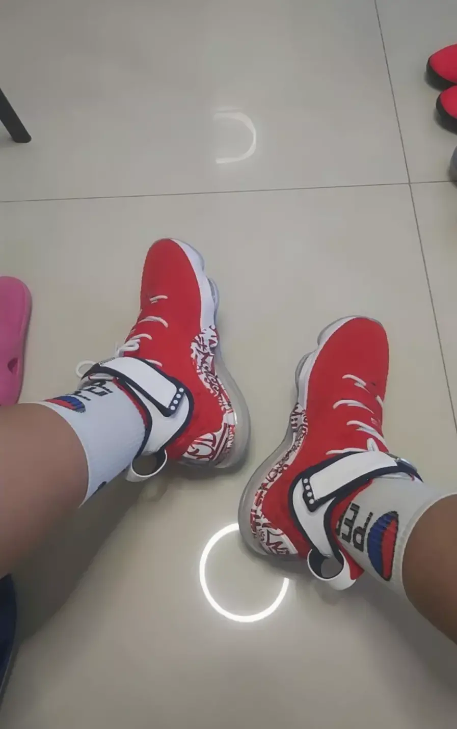 Giày Nike LeBron 17 EP 'Red Graffiti' CT6052-600 - Ảnh 4