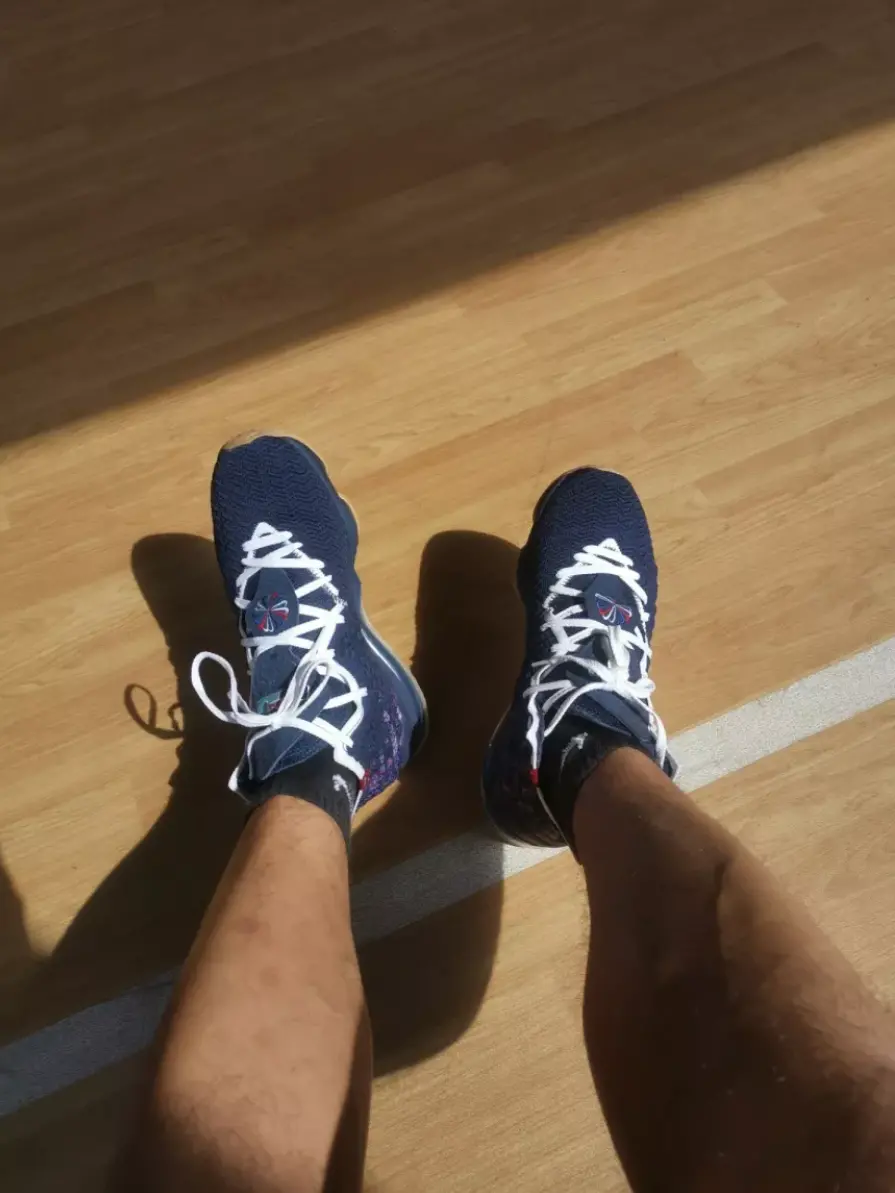 Alternative view of Giày Nike LeBron 17 'College Navy' CD5056-400