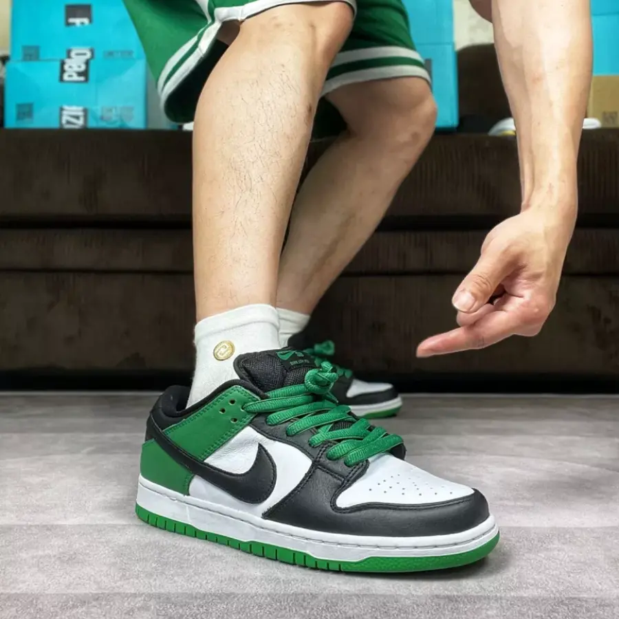 Giày Nike Dunk Low Pro SB 'Classic Green' BQ6817-302 - Ảnh 3