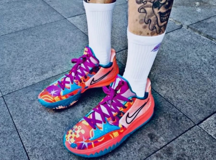 Giày Nike Kyrie 4 Low 'Bright Crimson' CW3985-600 - Ảnh 2