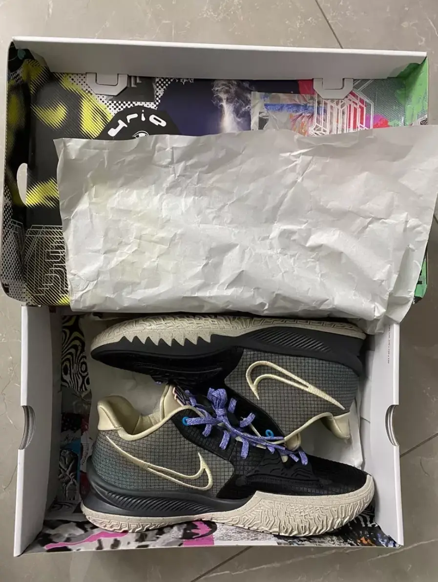 Giày Nike Kyrie Low 4 'Black Rattan' CW3985-003 - Ảnh 6