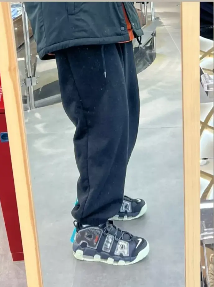 Giày Nike Air More Uptempo Utagawa Kuniyoshi 'Black' DM6213-045 - Ảnh 4