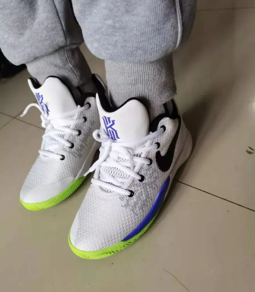 Giày Nike Kyrie Flytrap 2 GS 'White Lime Blast' AQ3412-153 - Ảnh 5