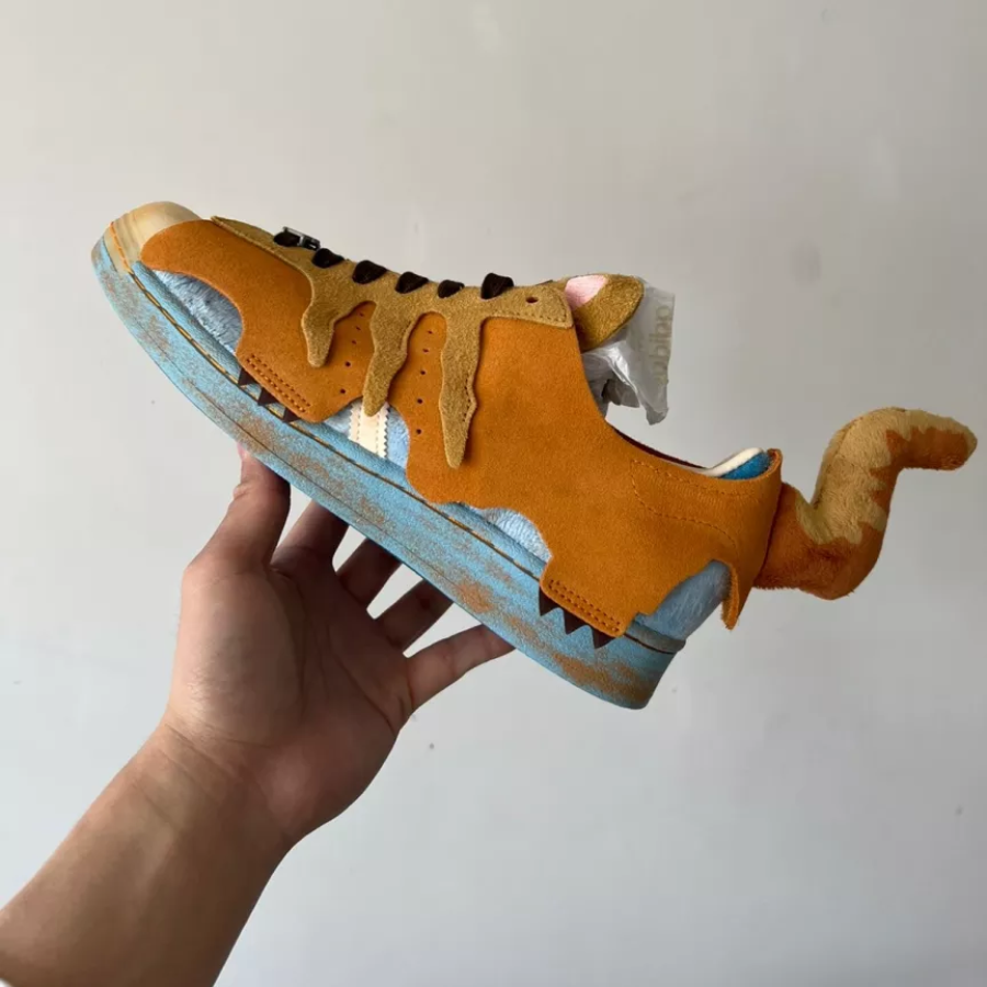 Giày Adidas Superstar 'Melting Sadness CNY Blue' GY7012 - Ảnh 4