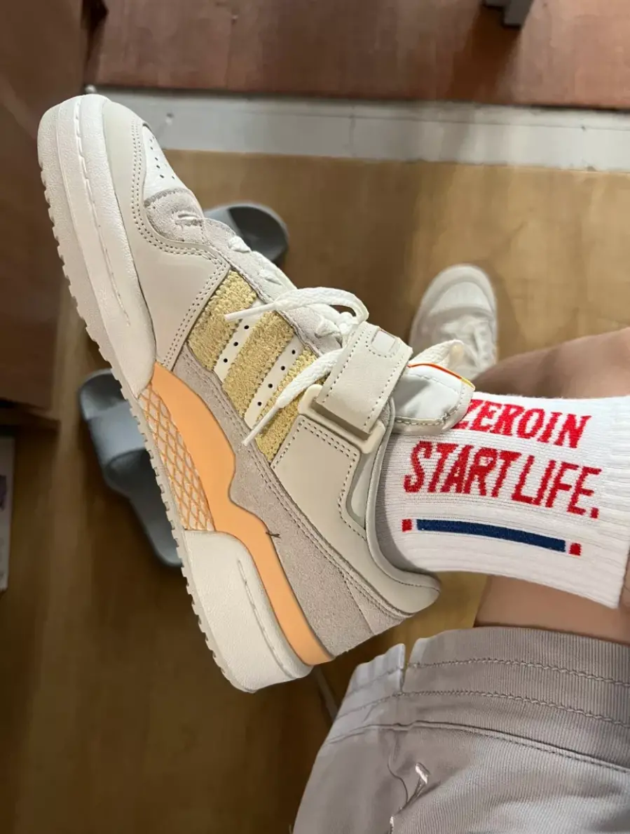 Giày Adidas Originals Forum 84 Low 'White Cream' HQ6332 - Ảnh 4
