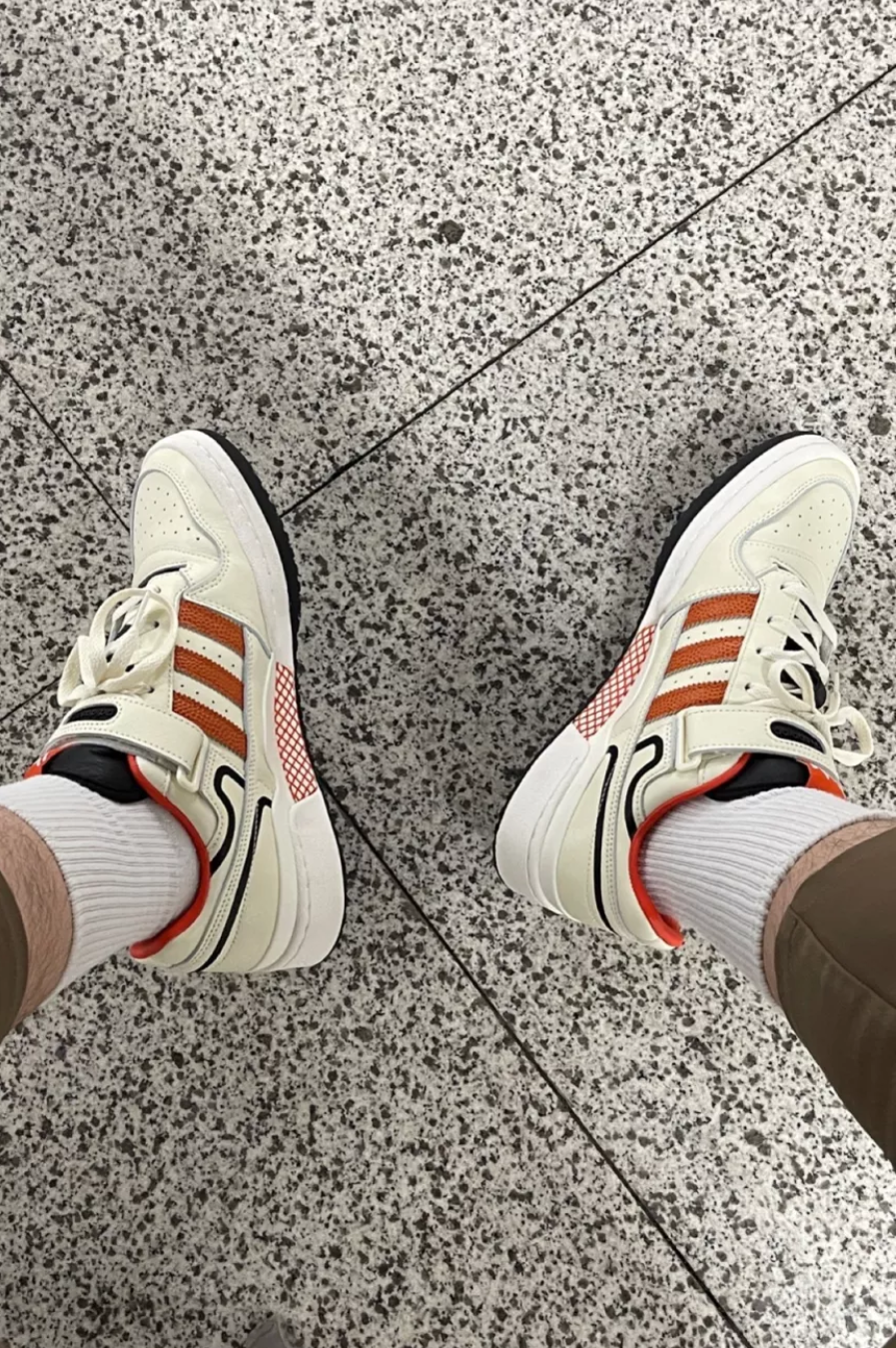 Giày Adidas Forum Low 'Orange' HR0460 - Ảnh 3