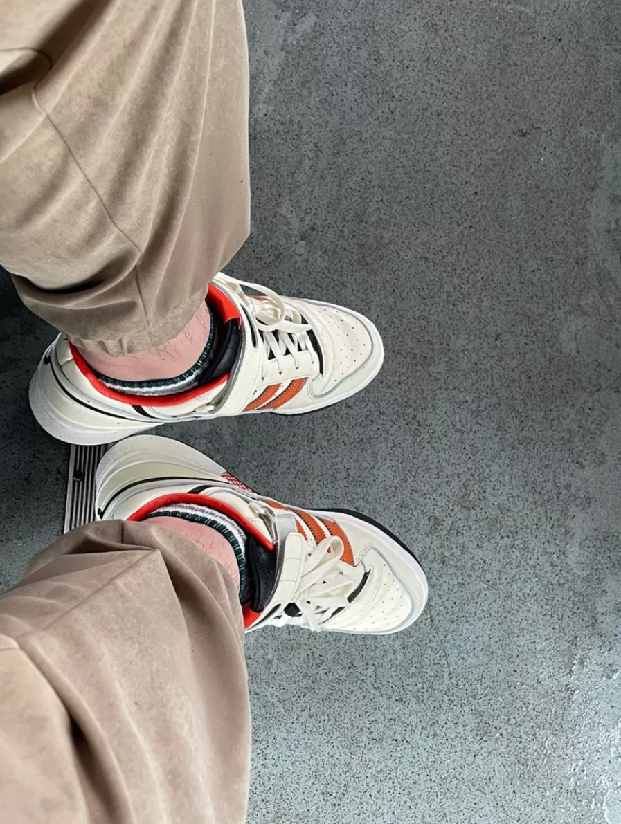 Giày Adidas Forum Low 'Orange' HR0460 - Ảnh 4
