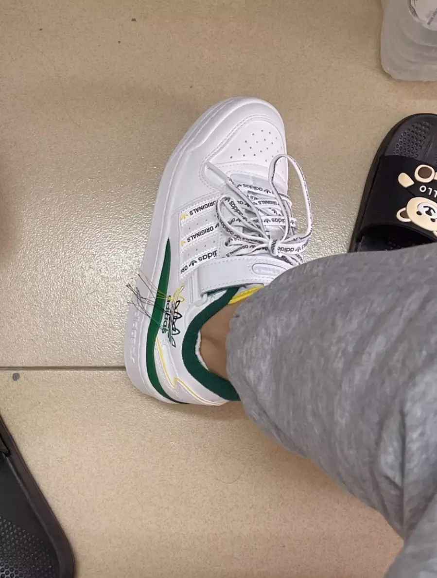 Giày Adidas Originals Forum Low 'White Green' GX3001 - Ảnh 5