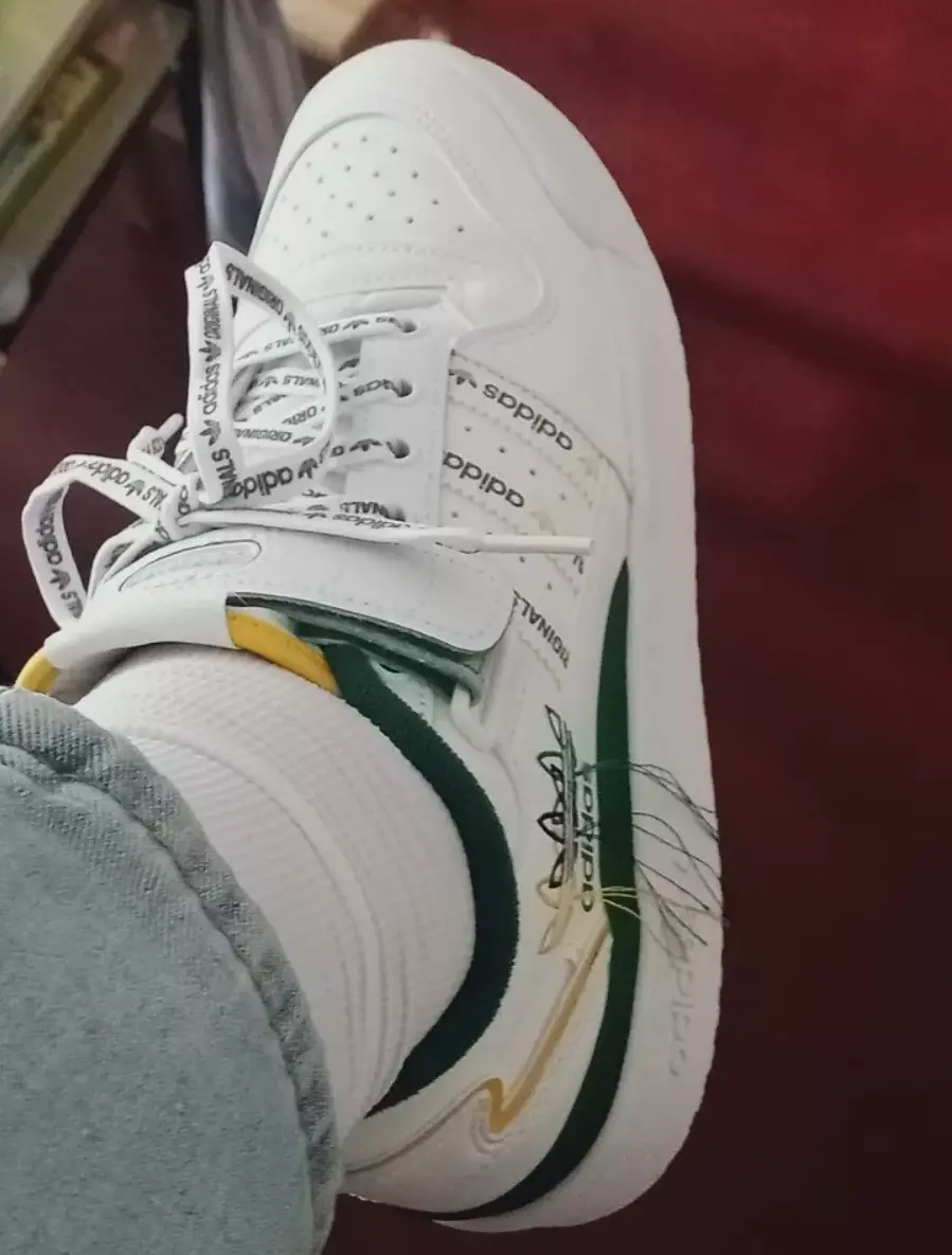 Giày Adidas Originals Forum Low 'White Green' GX3001 - Ảnh 4