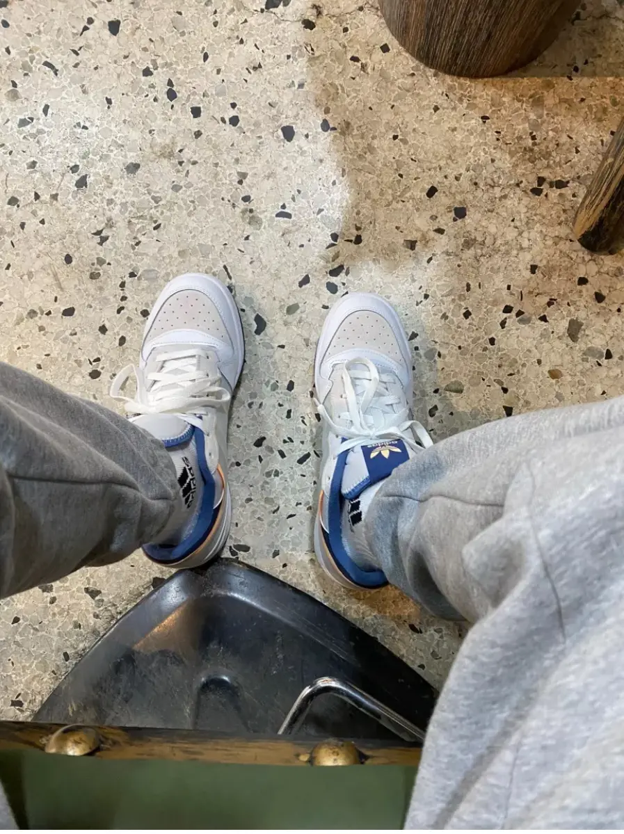 Giày Adidas Forum Low TT 'White Crew Blue' FY4967 - Ảnh 5