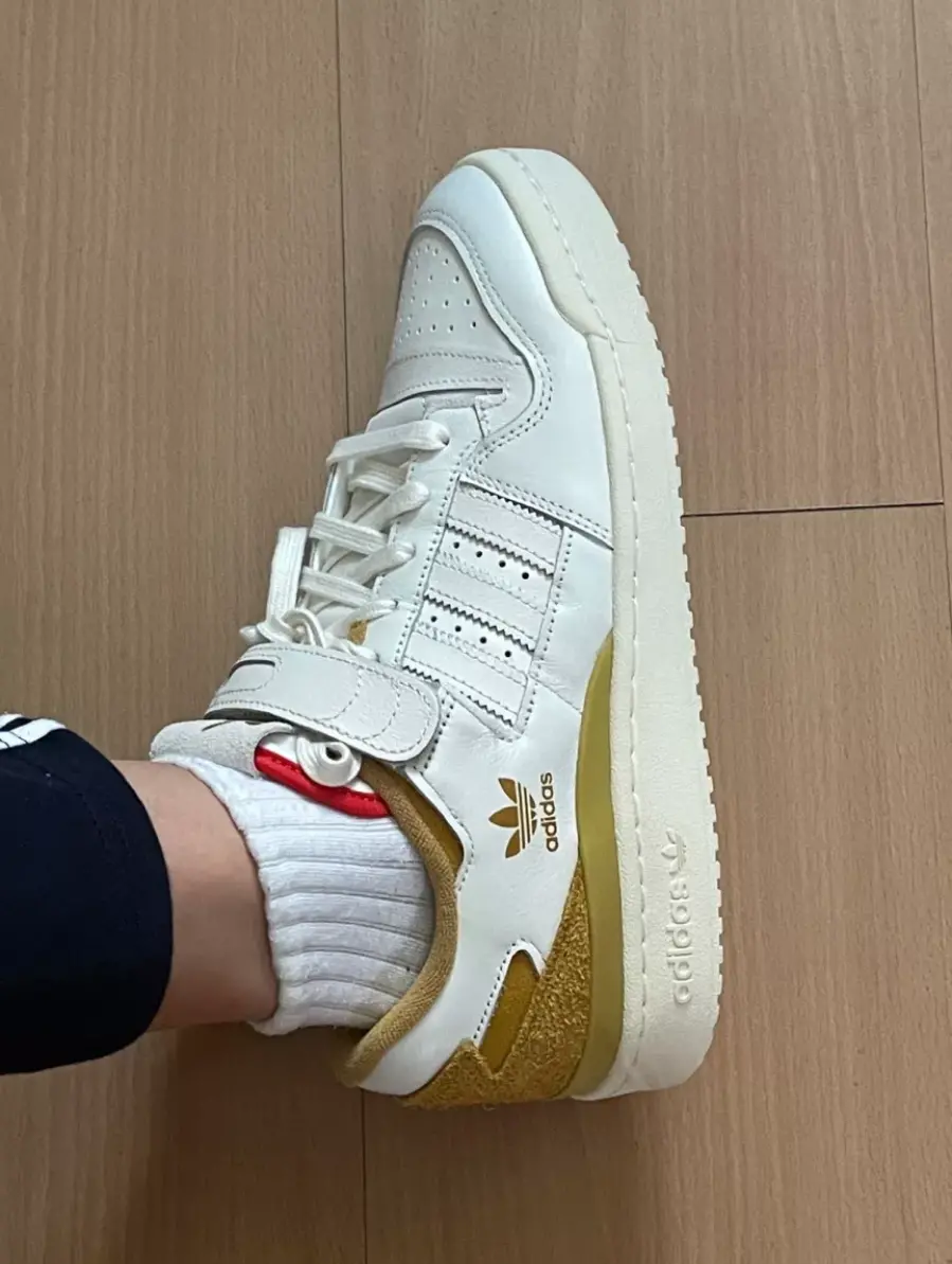 Giày Adidas Forum 84 Low 'Cream White Victory Gold' GZ8961 - Ảnh 5