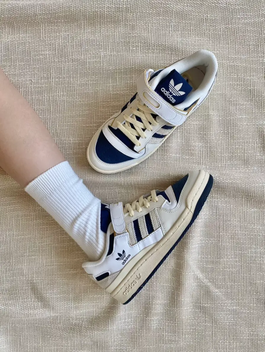 Giày Adidas Forum 84 Low 'Off White Collegiate Navy' GZ6427 - Ảnh 3