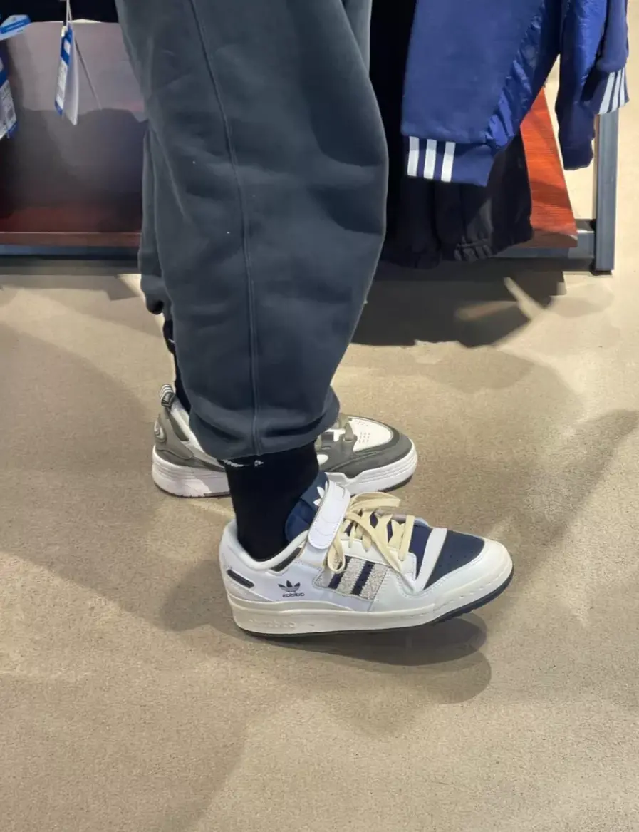 Giày Adidas Forum 84 Low 'Off White Collegiate Navy' GZ6427 - Ảnh 4