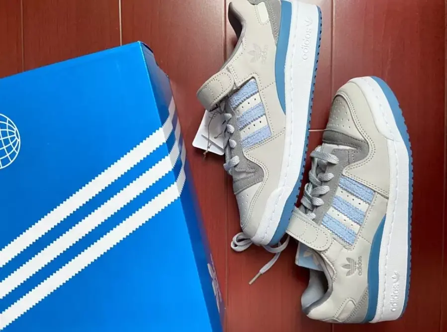 Alternative view of Giày Adidas Forum 84 Low 'Grey' HQ6333
