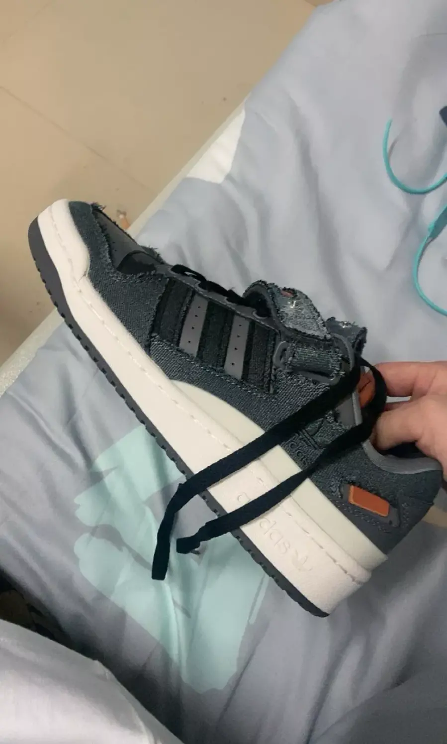 Giày Adidas Forum Low 'Dark Grey' HQ6335 - Ảnh 6