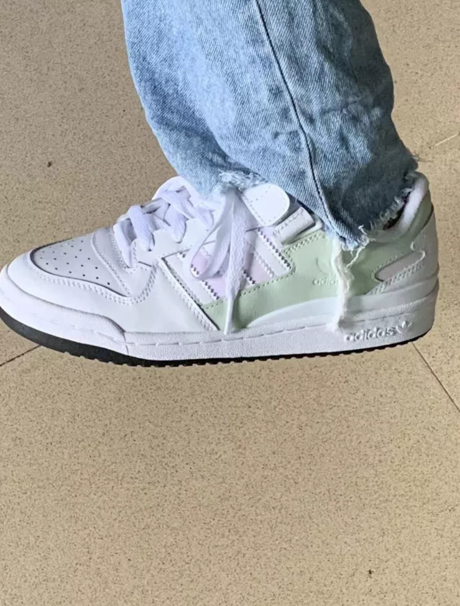 Giày Adidas Tenis Forum Low 'White' GY9492 - Ảnh 3