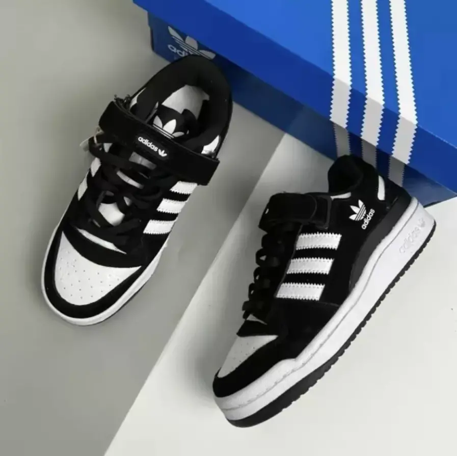 Giày Adidas Forum Low 'Black White' GW0695 - Ảnh 5