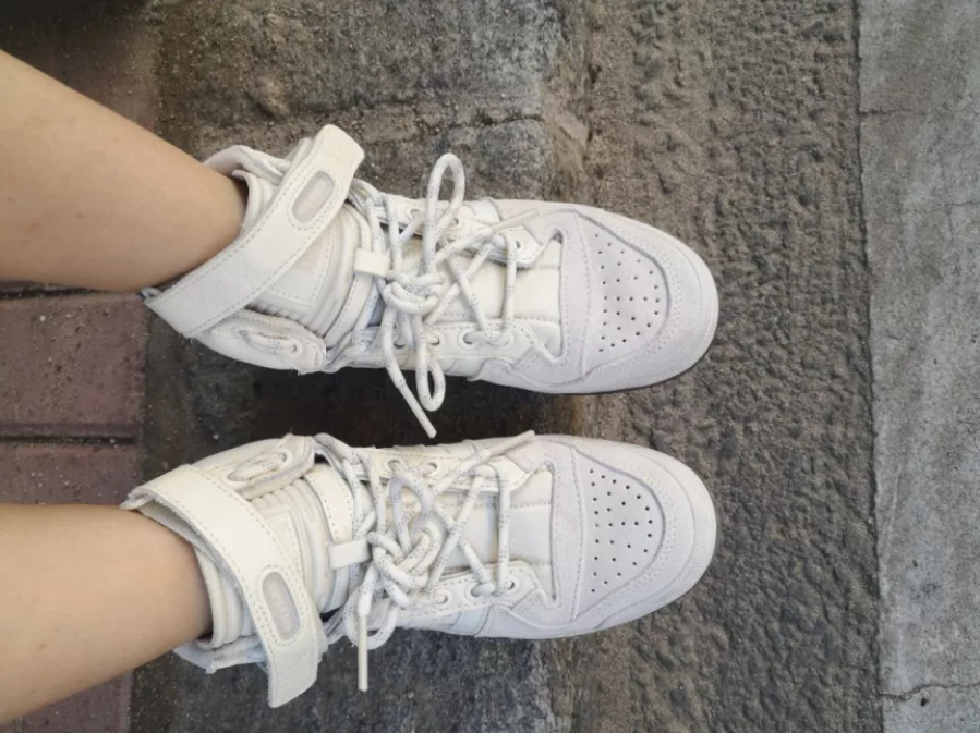 Giày Adidas Ivy Park x Forum Mid 'Icy Park Cream White' GW2857 - Ảnh 2