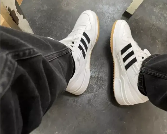 Giày Adidas Forum Low 'White Black' H01924 - Ảnh 3