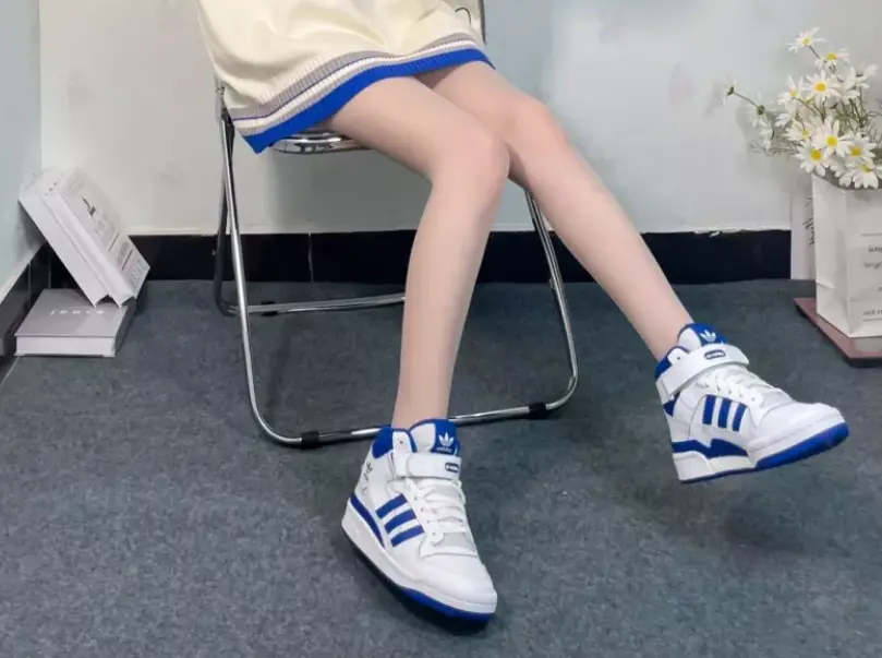 Giày Adidas Forum Mid Shoes 'Blue White' FZ2085 - Ảnh 3