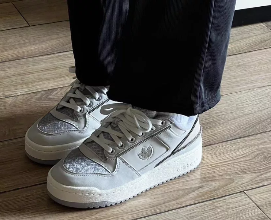 Giày Adidas Wmns Forum Bold 'Glow Grey' GW6211 - Ảnh 4