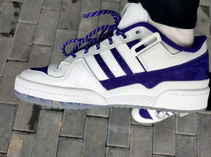 Giày Adidas Donovan Mitchell x Forum Low 'Collegiate Purple' GY8287 - Ảnh 3