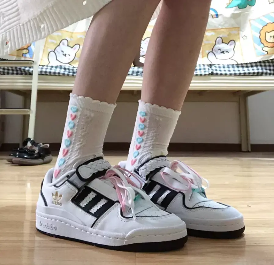 Giày Adidas Wmns Forum Plus 'I Love Dance' FY5223 - Ảnh 3