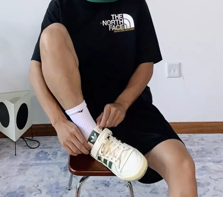 Giày Adidas Forum 84 Low AEC 'Cream And Green' HR0558 - Ảnh 5