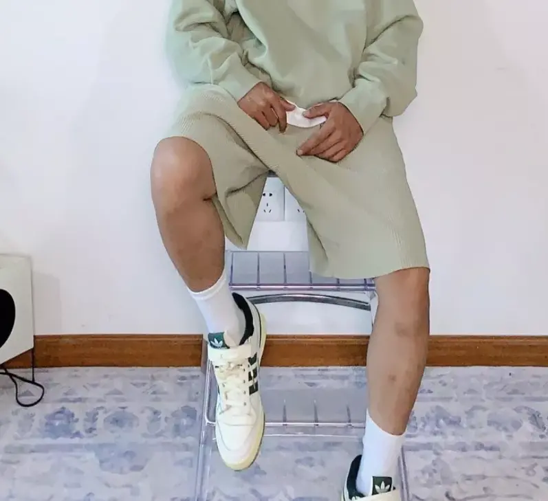 Giày Adidas Forum 84 Low AEC 'Cream And Green' HR0558 - Ảnh 3