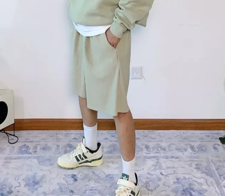 Alternative view of Giày Adidas Forum 84 Low AEC 'Cream And Green' HR0558
