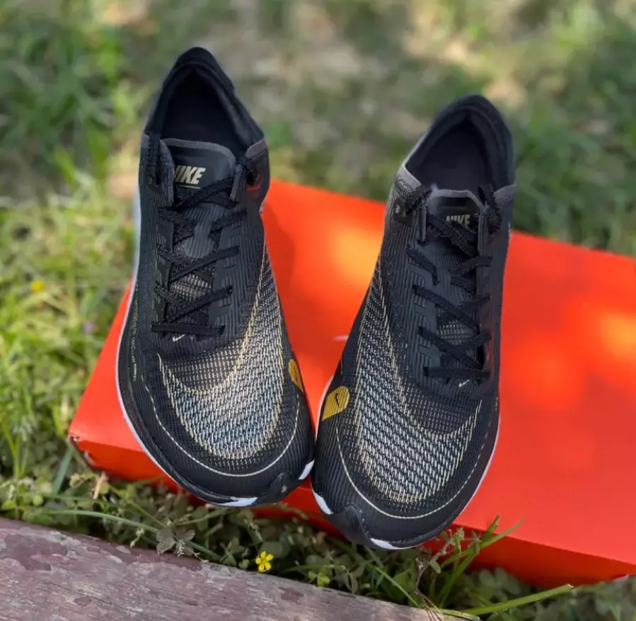 Giày Nike ZoomX Vaporfly NEXT% 2 'Black Metallic Gold Coin' CU4123-001 - Ảnh 5