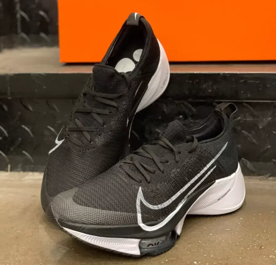 Giày Nike Air Zoom Tempo NEXT% Flyknit 'Black White' CI9923-005 - Ảnh 5