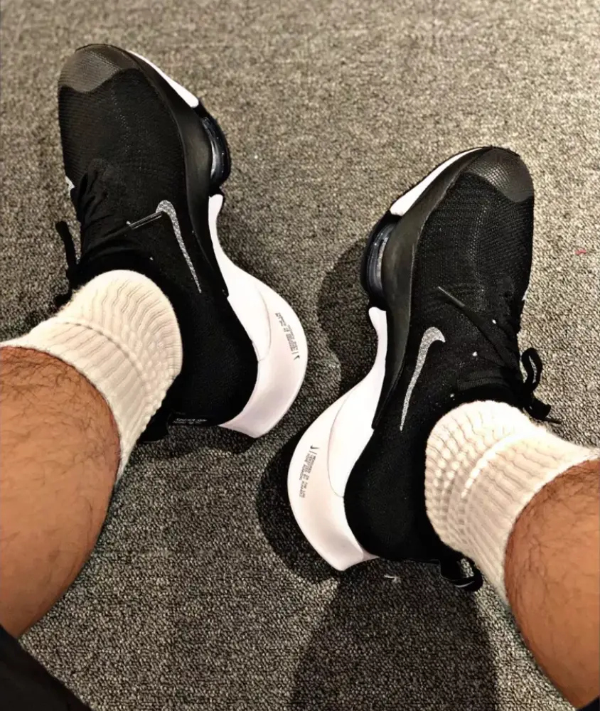 Giày Nike Air Zoom Tempo NEXT% Flyknit 'Black White' CI9923-005 - Ảnh 4