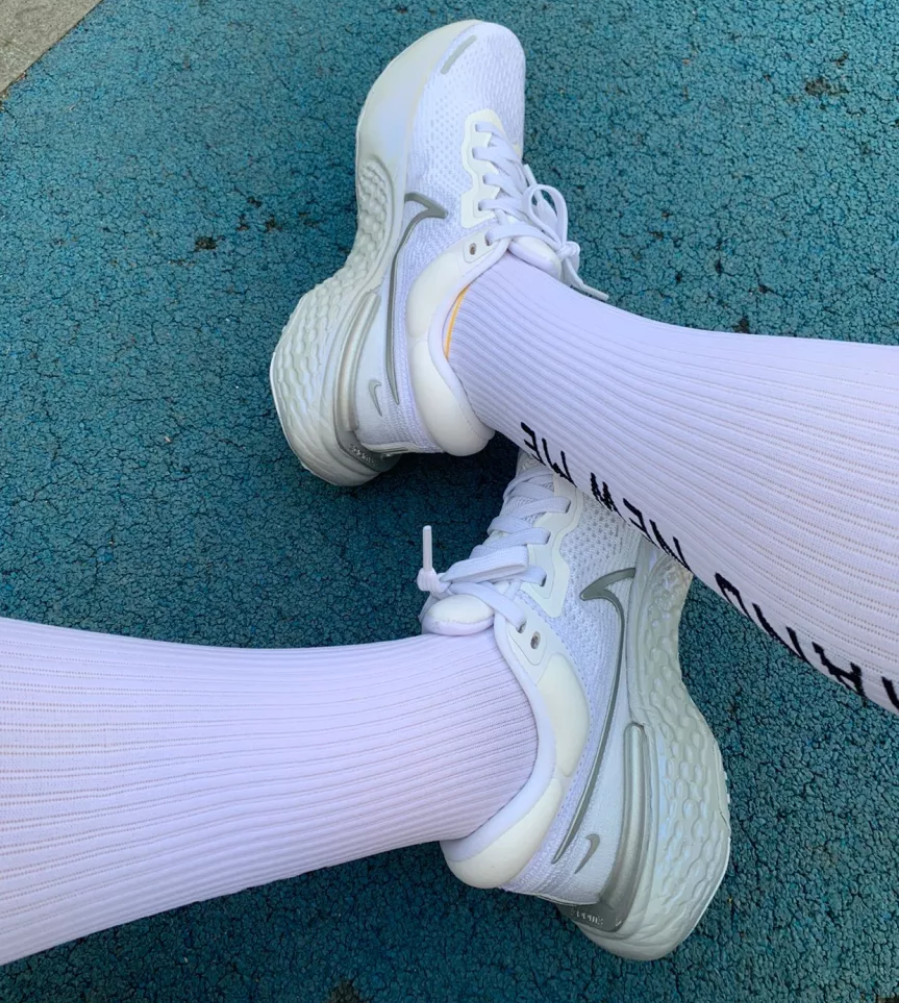 Giày Nike ZoomX Invincible Run Flyknit 'White Metallic Silver' CT2229-101 - Ảnh 4